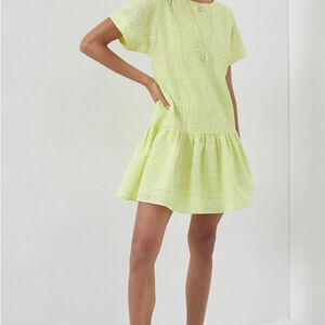 Anthropologie Corey Lynn Calter Mariah Textured Lightweight Mini Dress Size M